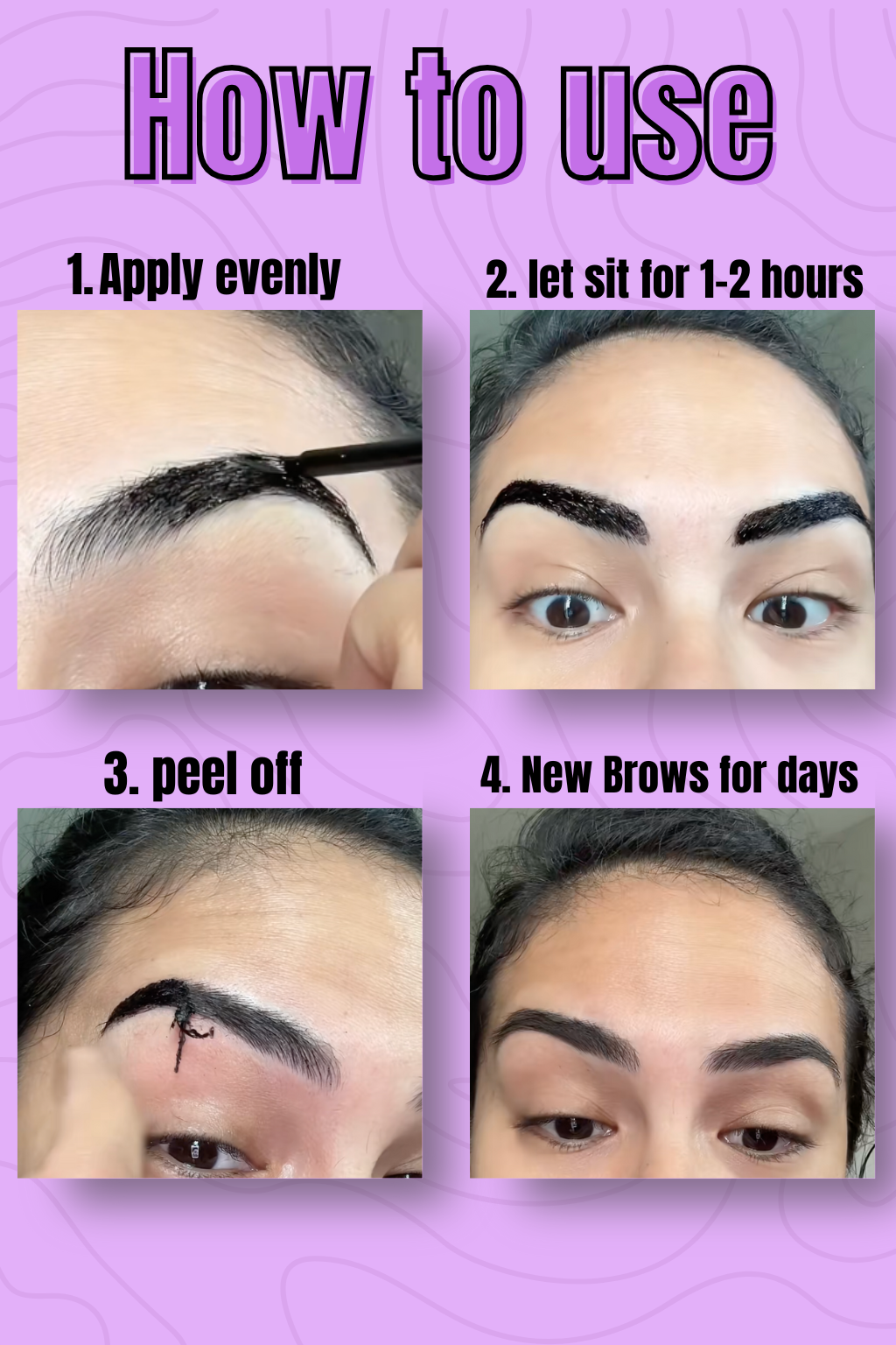 Tinted Peel Off Eyebrow Gel