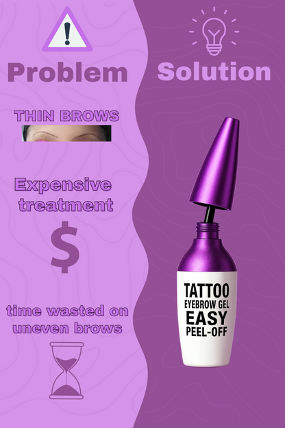 Tinted Peel Off Eyebrow Gel